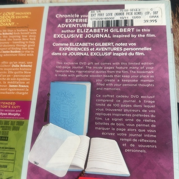 Eat Pray Love (Julia Roberts Javier Bardem) (Aust Region 4) DVD -  NEW SEALED - Picture 4 of 4